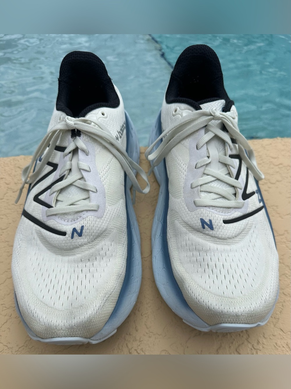 NEW BALANCE FRESH FOAM X MORE V4 ICE BLUE RUNNING SHOES MMORCU4 SIZE 11.5 - Picture 3 of 15